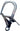 Delta Plus anchorage hook with double opening action #LV401