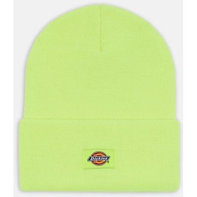 Dickies neon yellow knitted acrylic cuffed beanie cap