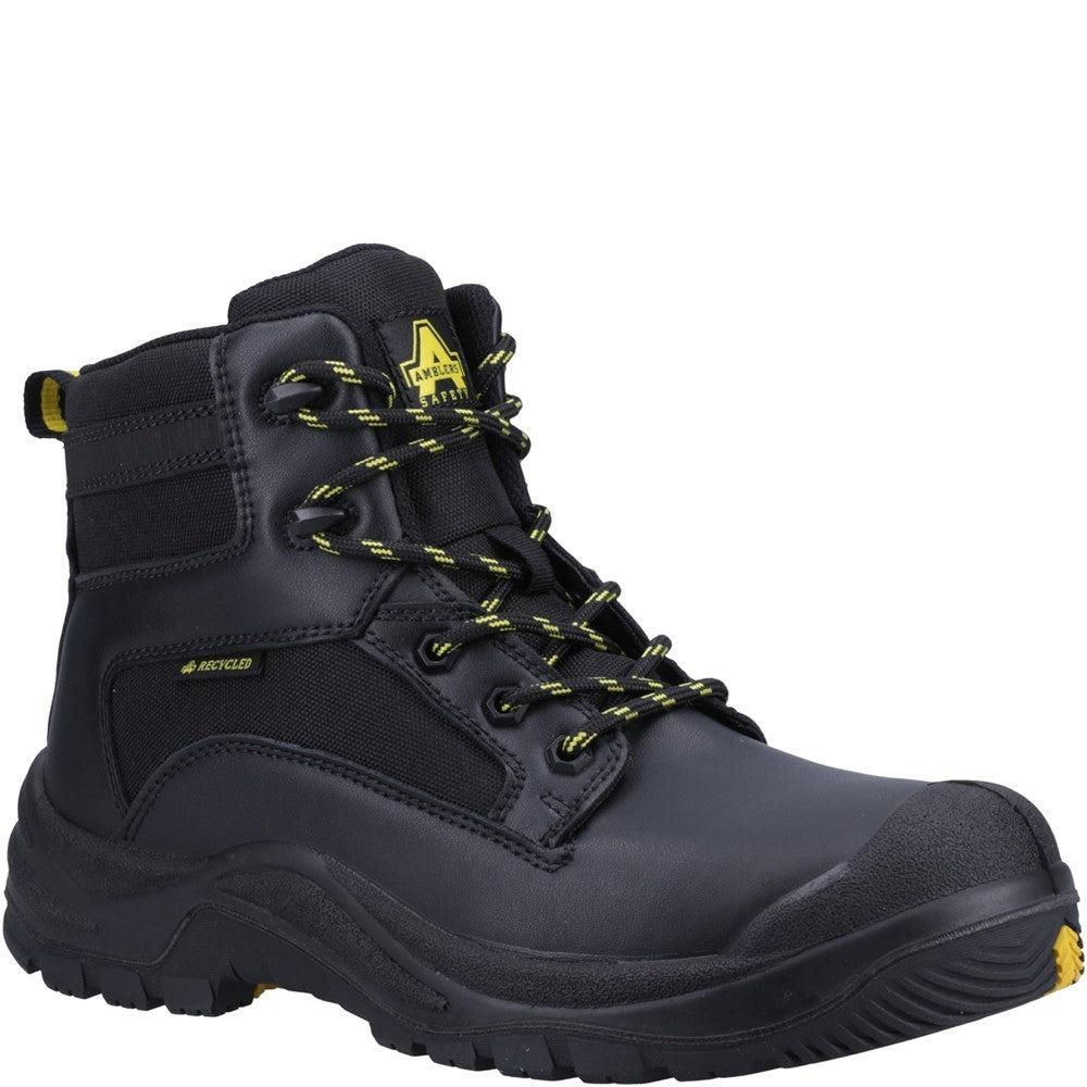 Amblers S1P black recycled composite toe/midsole safety work boot #AS501R