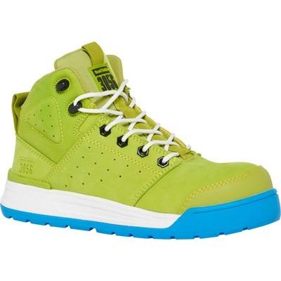 Hard Yakka wasabi leather women's composite toe/midsole side-zip safety work boot #3056