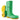 Dunlop Acifort HazGuard S5 green steel toe/midsole chemical safety wellington boot #A442AB