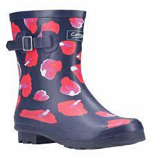 Cotswold Badminton Petal women's calf-length pvc wellington boot