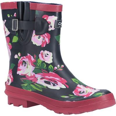 Cotswold Paxford Flower women's waterproof mid-height wellington boot