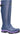 Cotswold Realm blue/purple women's waterproof rubber wellington boot