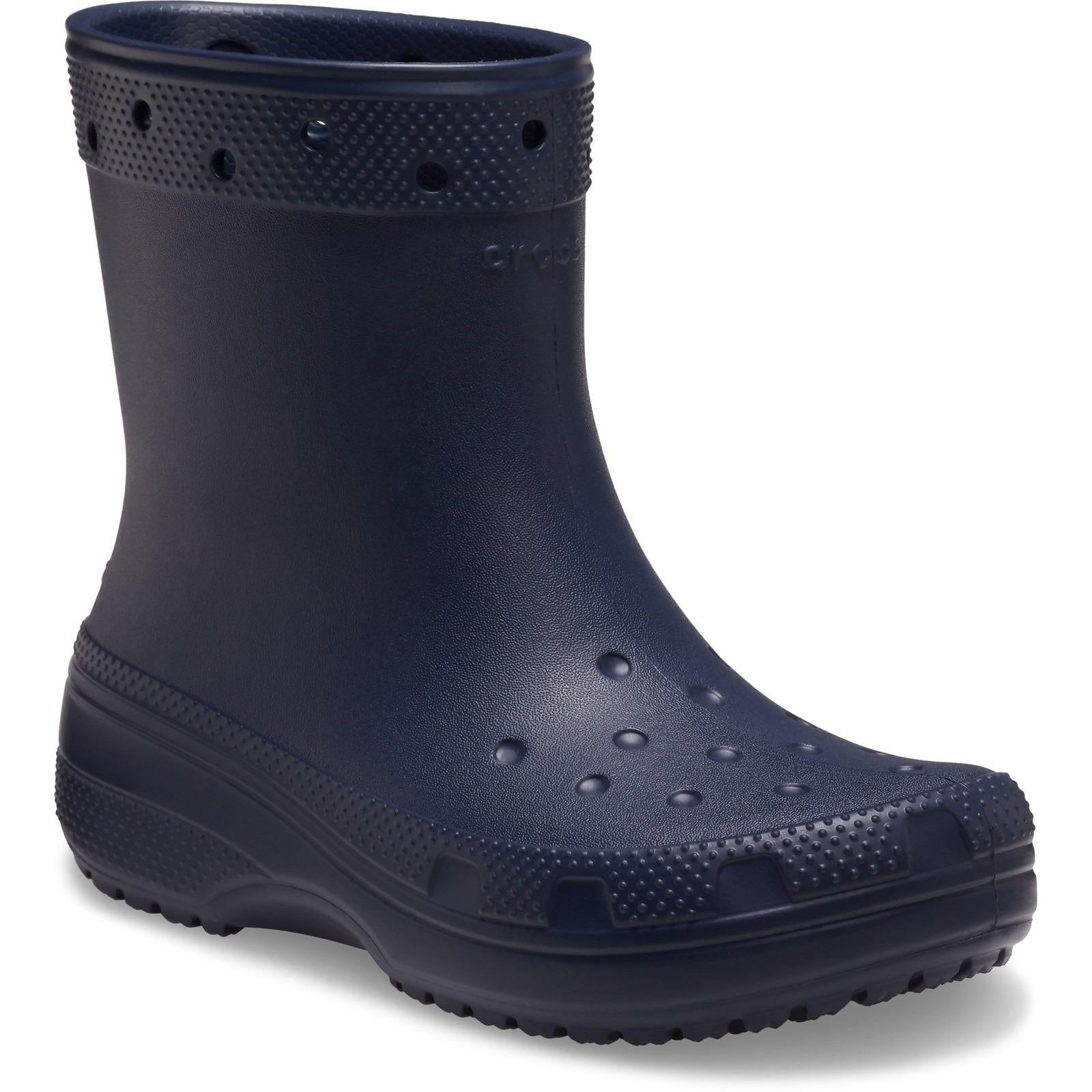 Crocs Classic women's navy lightweight waterproof winter boot #208363