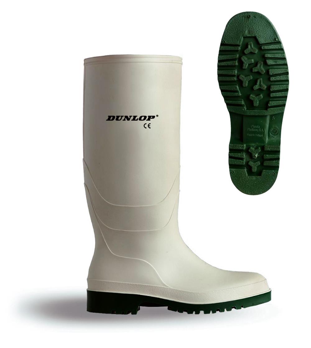 Dunlop Pricemaster unisex white waterproof wellington #380BV