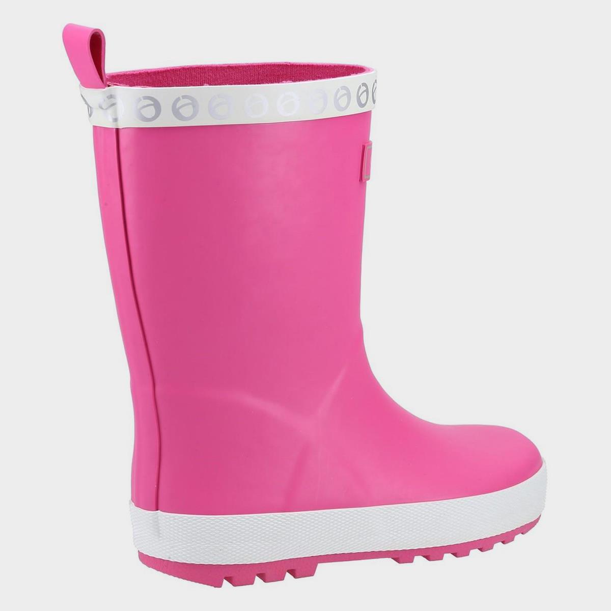 Cotswold Prestbury pink Junior kid's rubber waterproof wellington