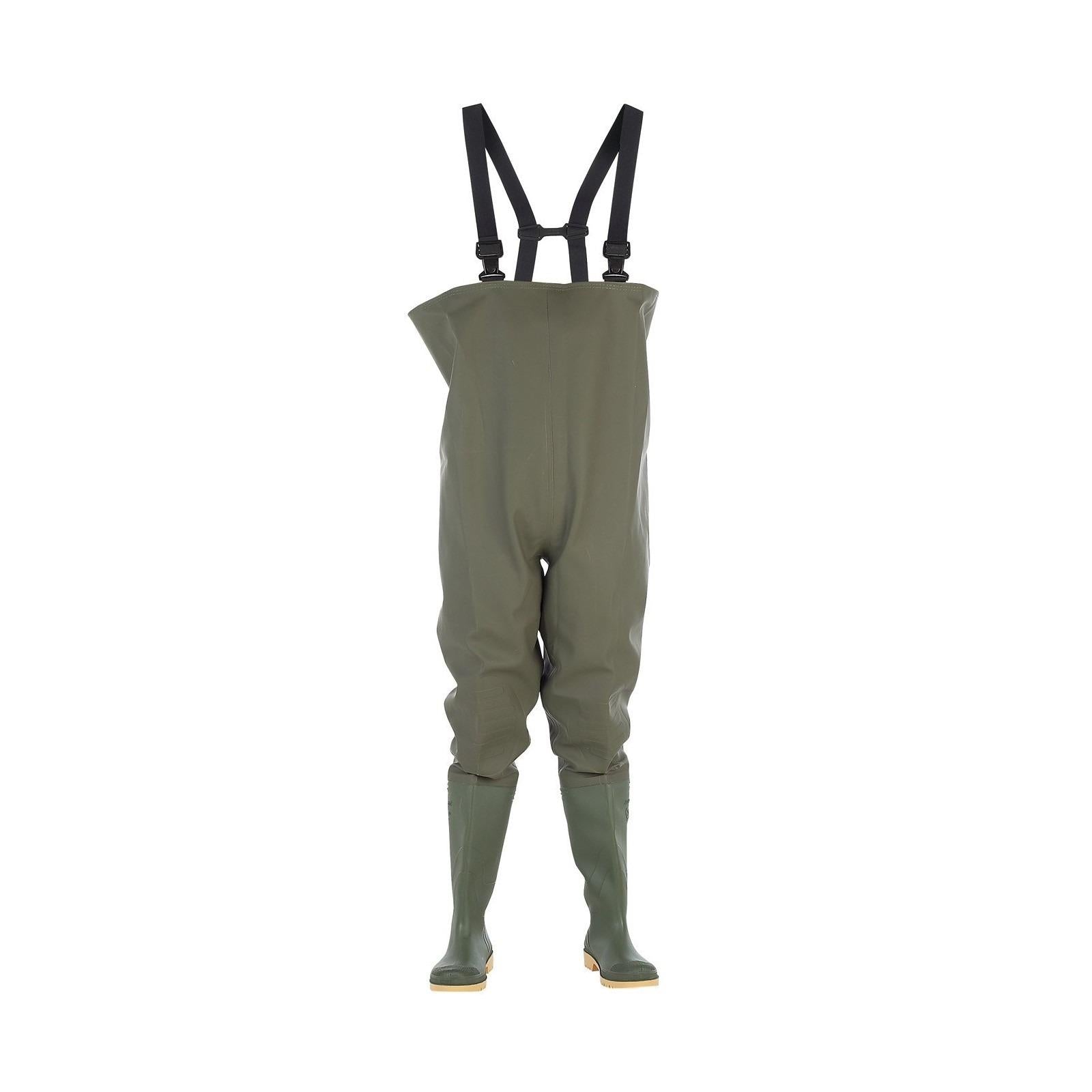 Dikamar Administrator men's green pvc/nitrile non-safety chest wader