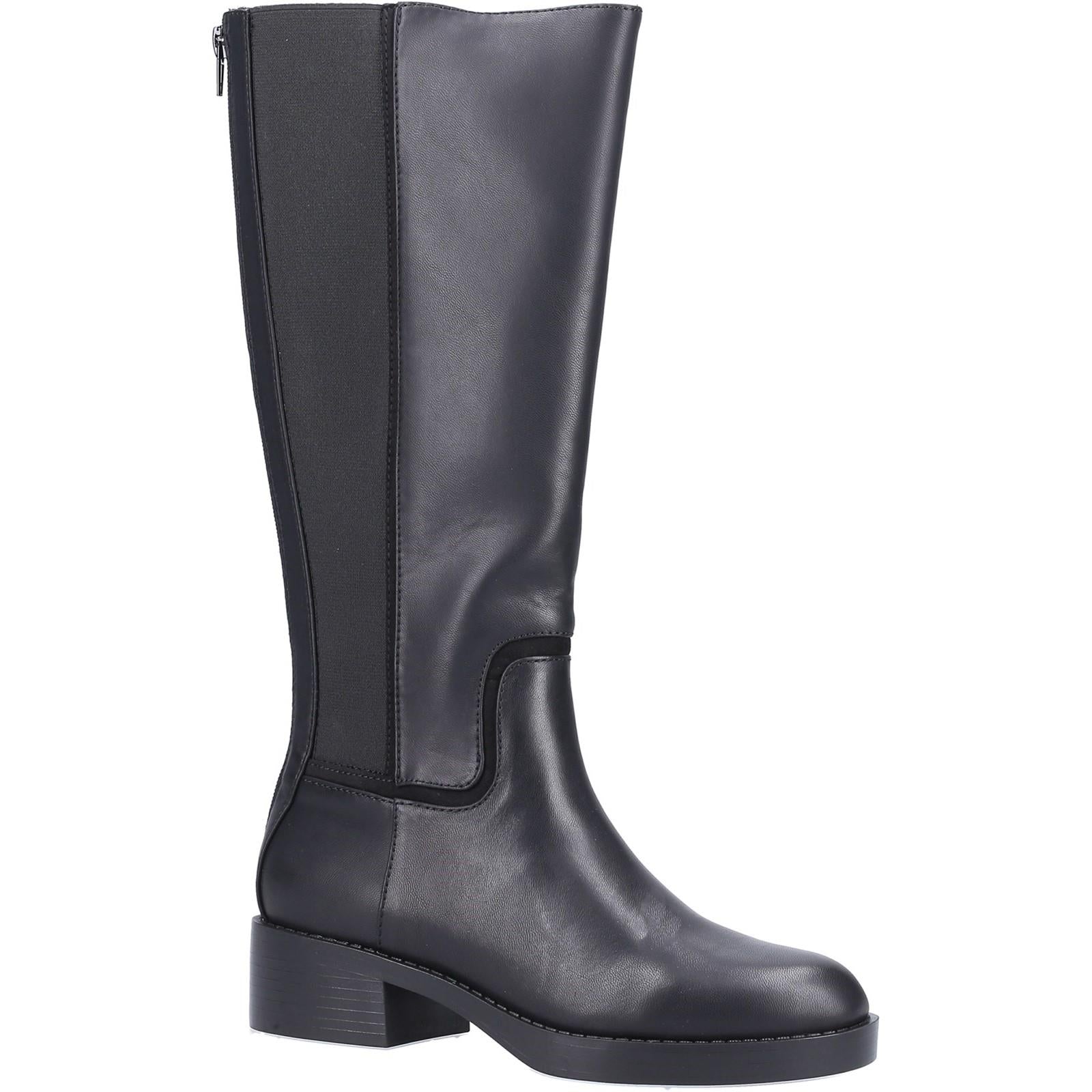 Rocket Dog Palomino Montes black ladies zip up long tall knee high boots