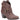 Rocket Dog Satire brown ladies buckle western cowboy ankle boot