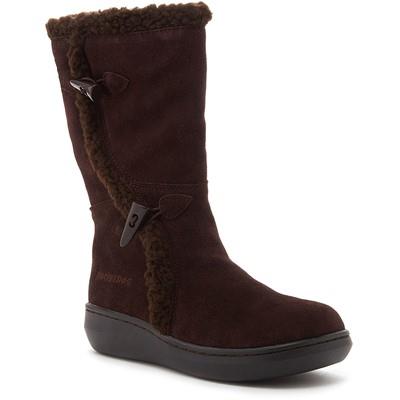 Rocket Dog Slope women's brown suede pull-on mid-calf winter boot