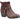 Rocket Dog Setty brown ladies side zip biker ankle boot