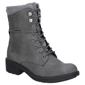 Rocket Dog Tayte grey PU upper lace-up women's boot