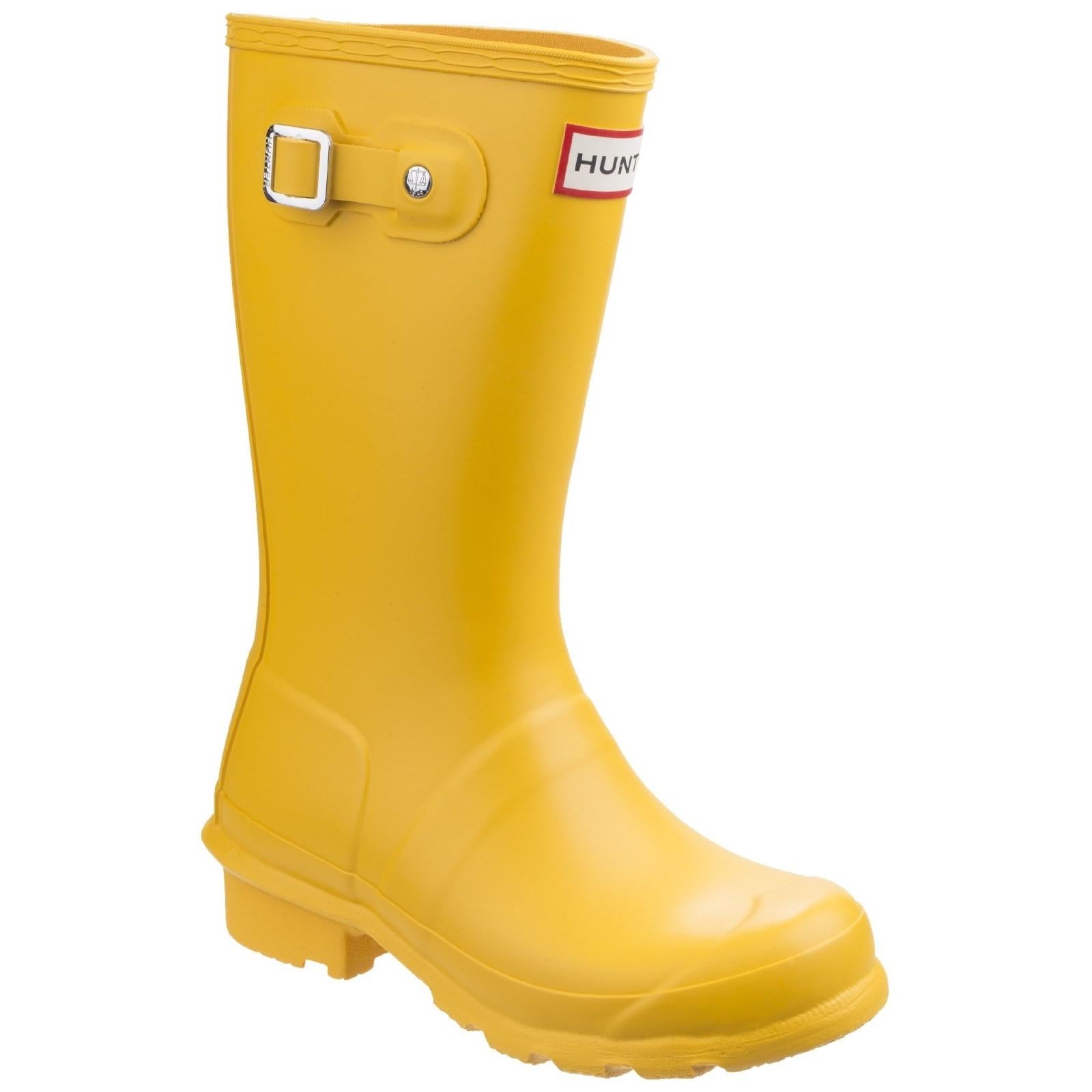 Hunter Original kid's yellow rubber waterproof wellington boot