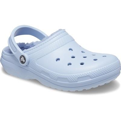 Crocs Classic Lined women's blue clog slipper #203591