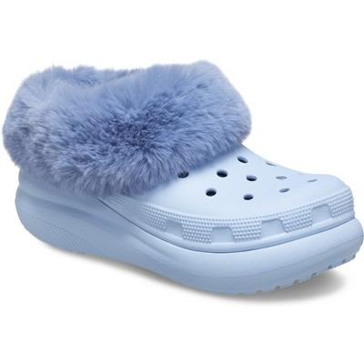 Crocs Furever Crush women's blue calcite clog slipper #208446