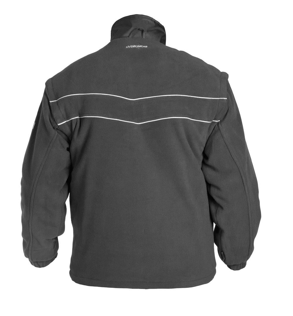 Kiel men's black full-zip interactive fleece