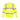 Warrior unisex hi-vis yellow pullover crew-neck sweatshirt