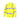 Warrior unisex hi-vis yellow pullover crew-neck sweatshirt