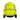 Warrior unisex high-visibility yellow/navy waterproof lined bomber jacket