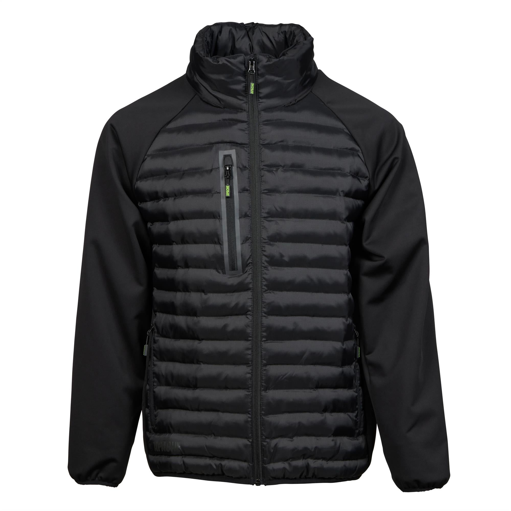 Apache Ashcroft black Ripstop hybrid concealed hood jacket