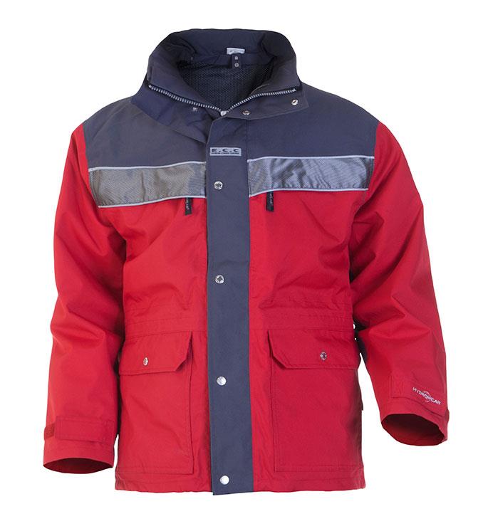 Kiel men's red/grey waterproof interactive parka coat