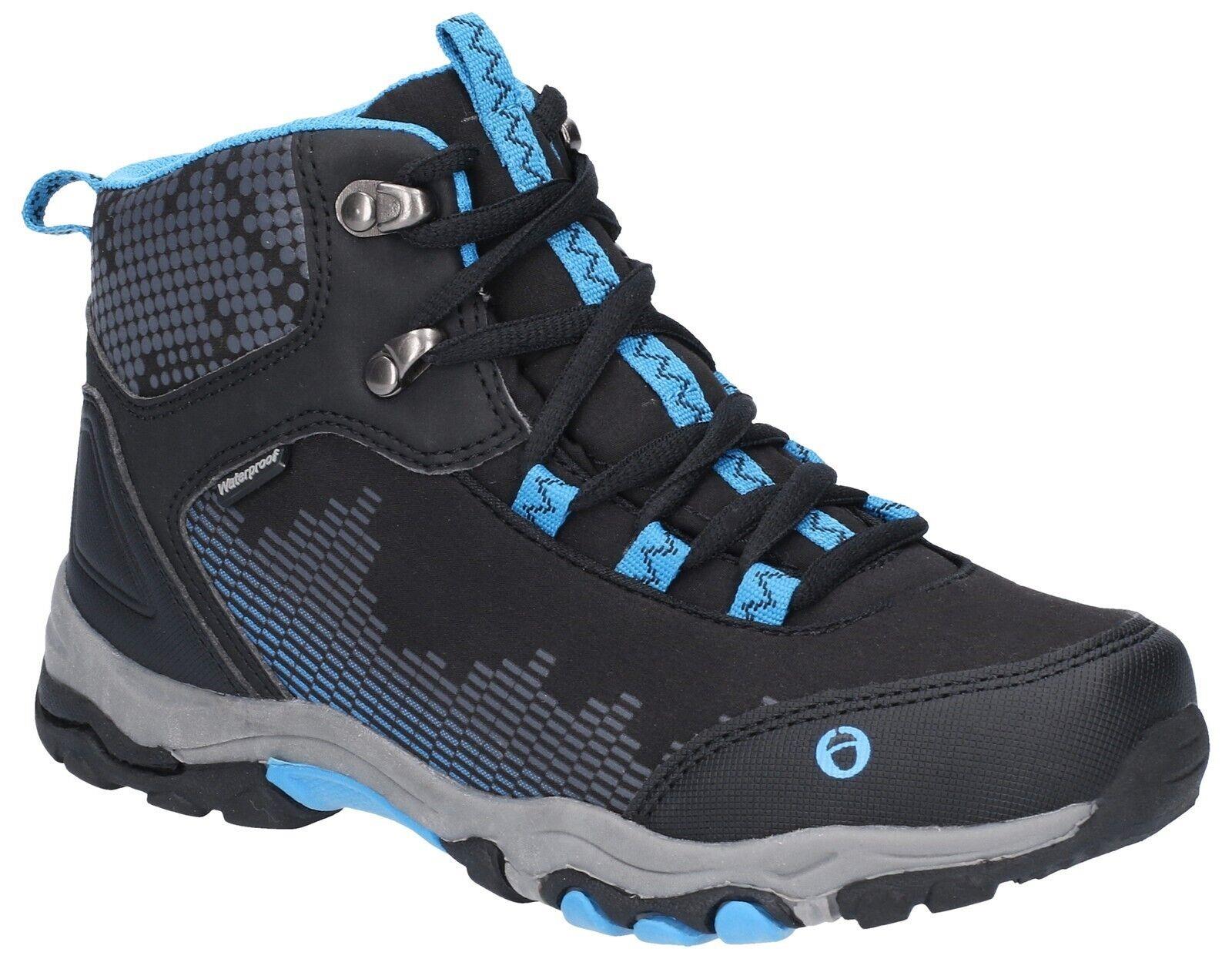 Cotswold Ducklington kid's black/blue waterproof hiking boot