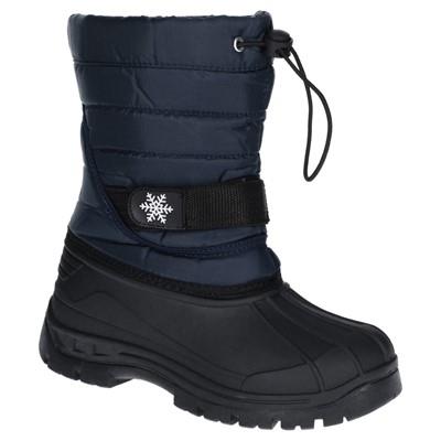 Cotswold Icicle kid's navy toggle-lace winter snow boot