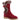 Hush Puppies Mini Megan girl's burgundy suede warm fur-lined memory-foam boot