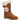 Hush Puppies Mini Megan girl's tan suede warm fur-lined memory-foam boot