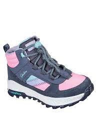 Skechers Fuse Tread Let's Explore kid's grey trail trainer boot #SK302949L