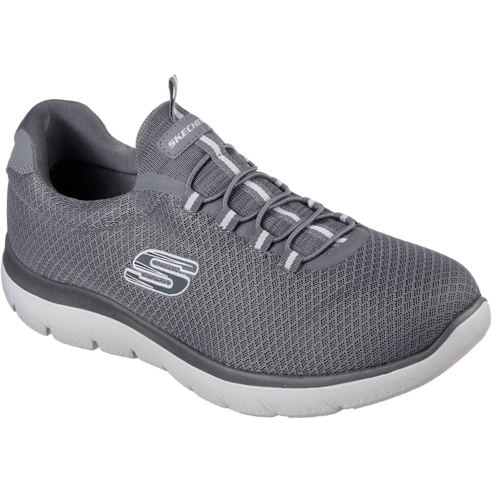 Skechers Summits men's charcoal memory-foam slip-on trainer #SK52811