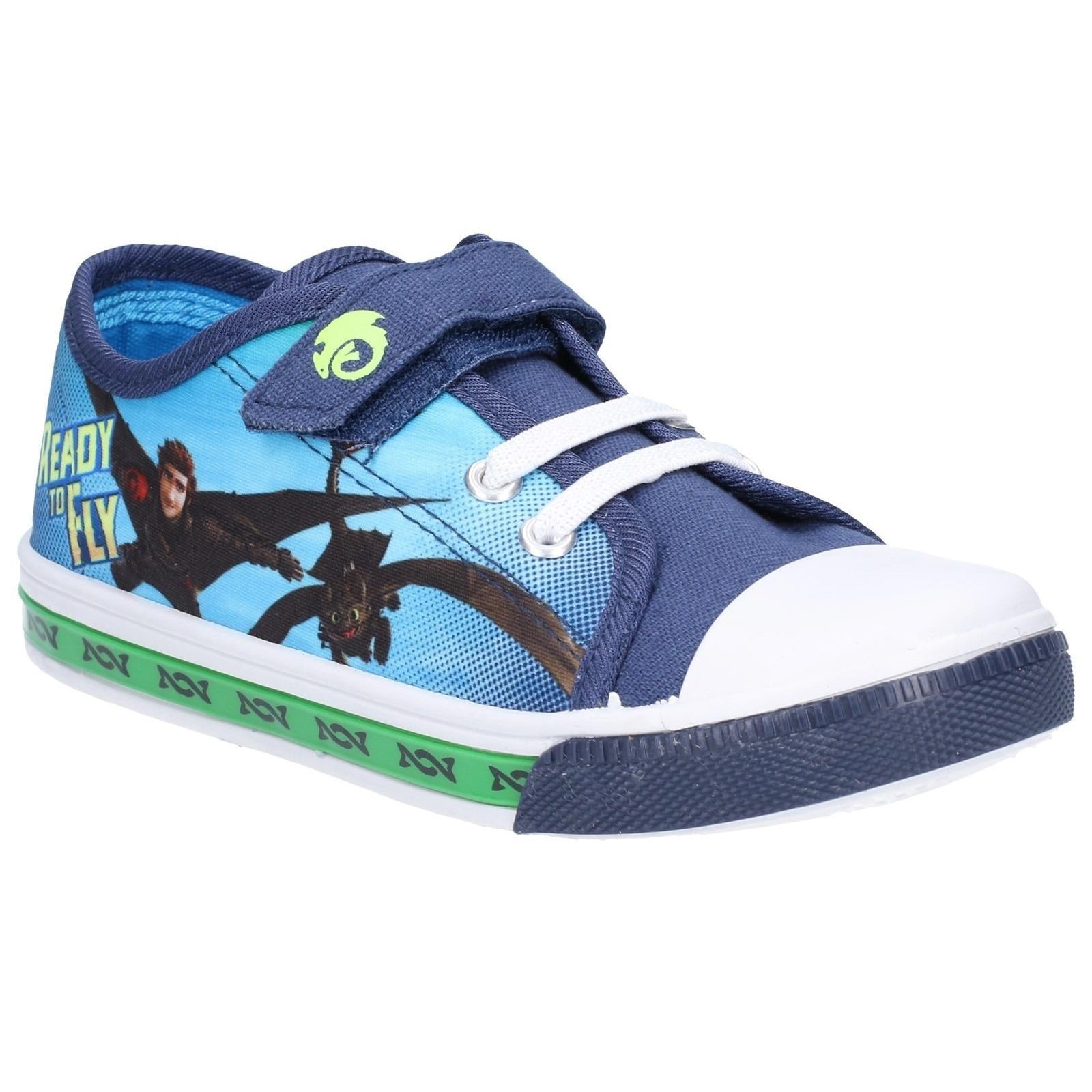 How to Train Your Dragon kids touch fasten plimsoll