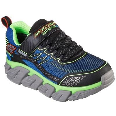 Skechers Tech-Grip kids blue touch fasten trainer #SK403805L