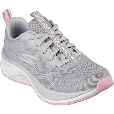 Skechers Elite Sport Radiant Squad kids grey washable trainer #SK303651L