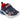 Skechers Light Storm kids navy/red light up sole touch fasten trainer #SK400150N