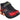 Skechers S Lights Flex-Glow Bolt toddlers black/red light up trainer #SK400138N