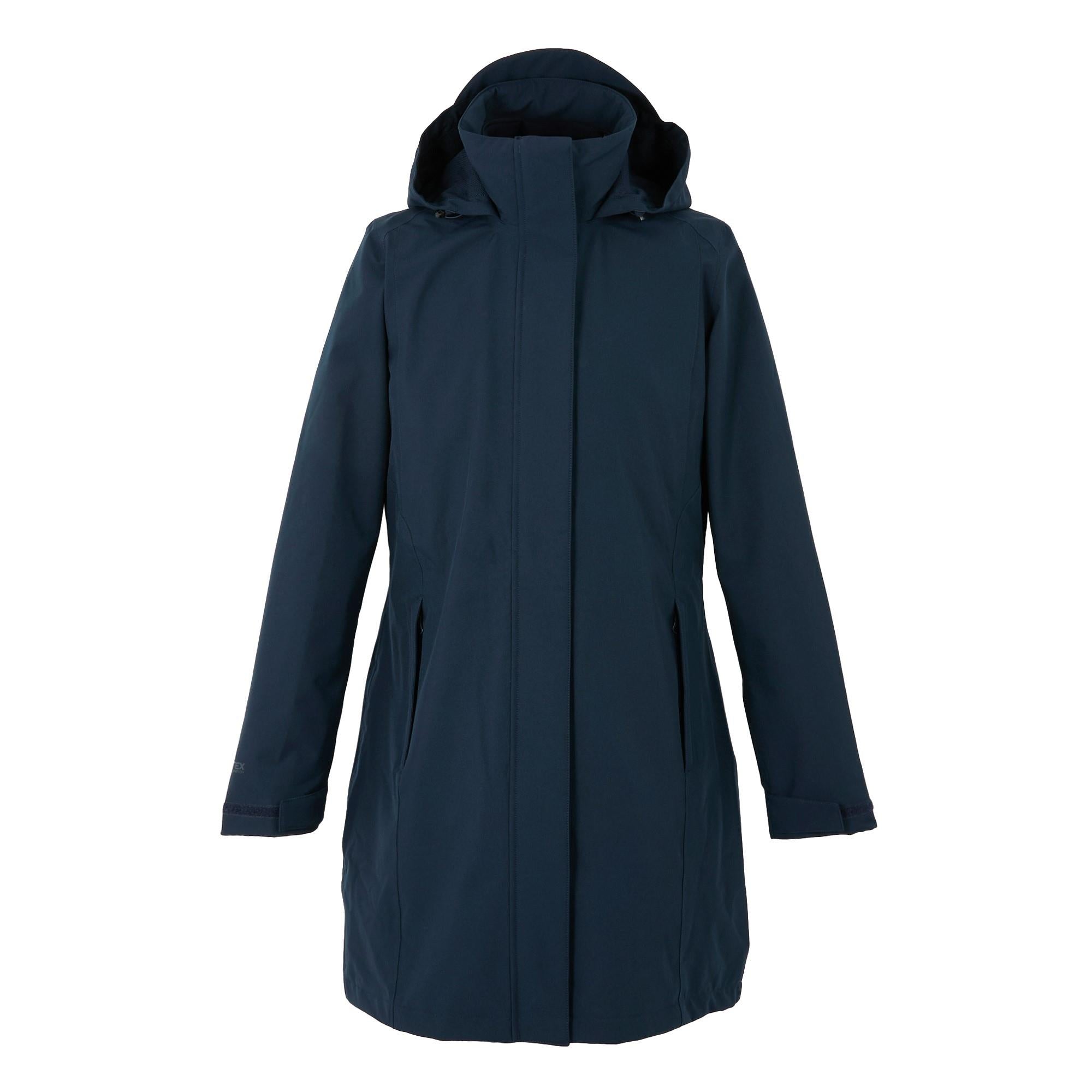 Regatta Longline Kingsley womens navy blue waterproof 3-in-1 jacket #TRA159