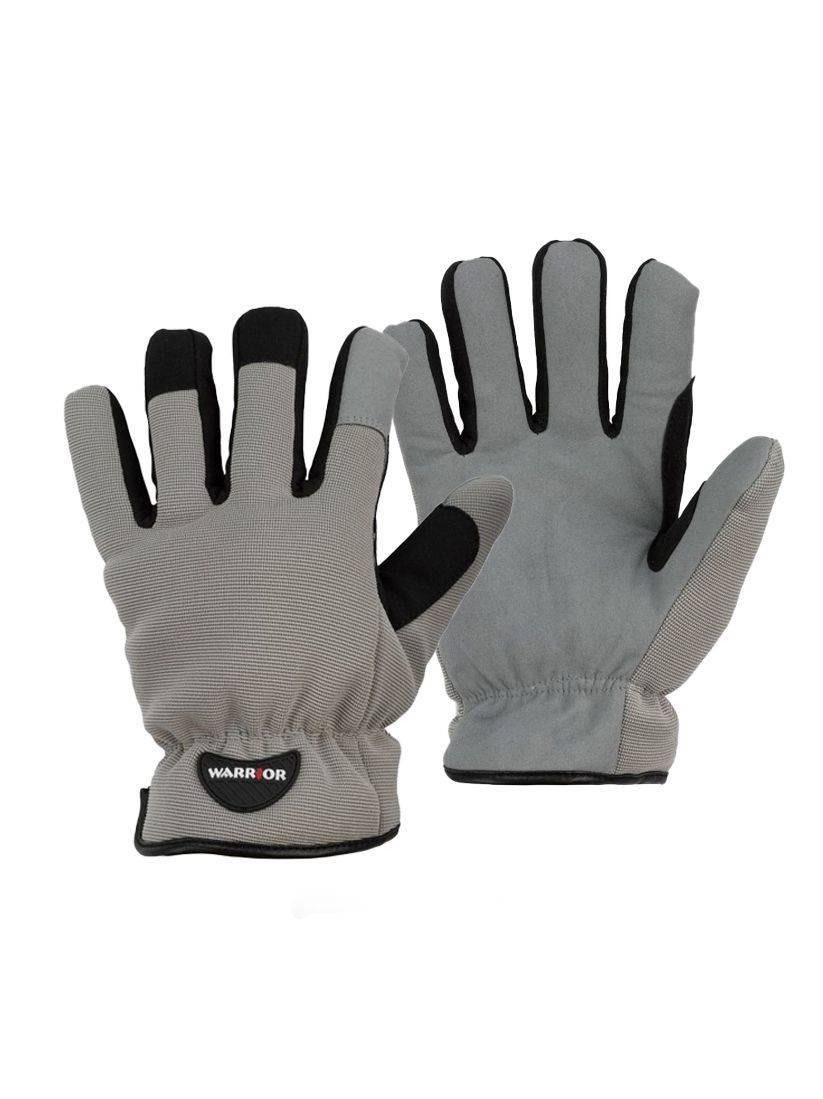 Warrior black/grey mechanics thermal lined work glove - pair #GL300