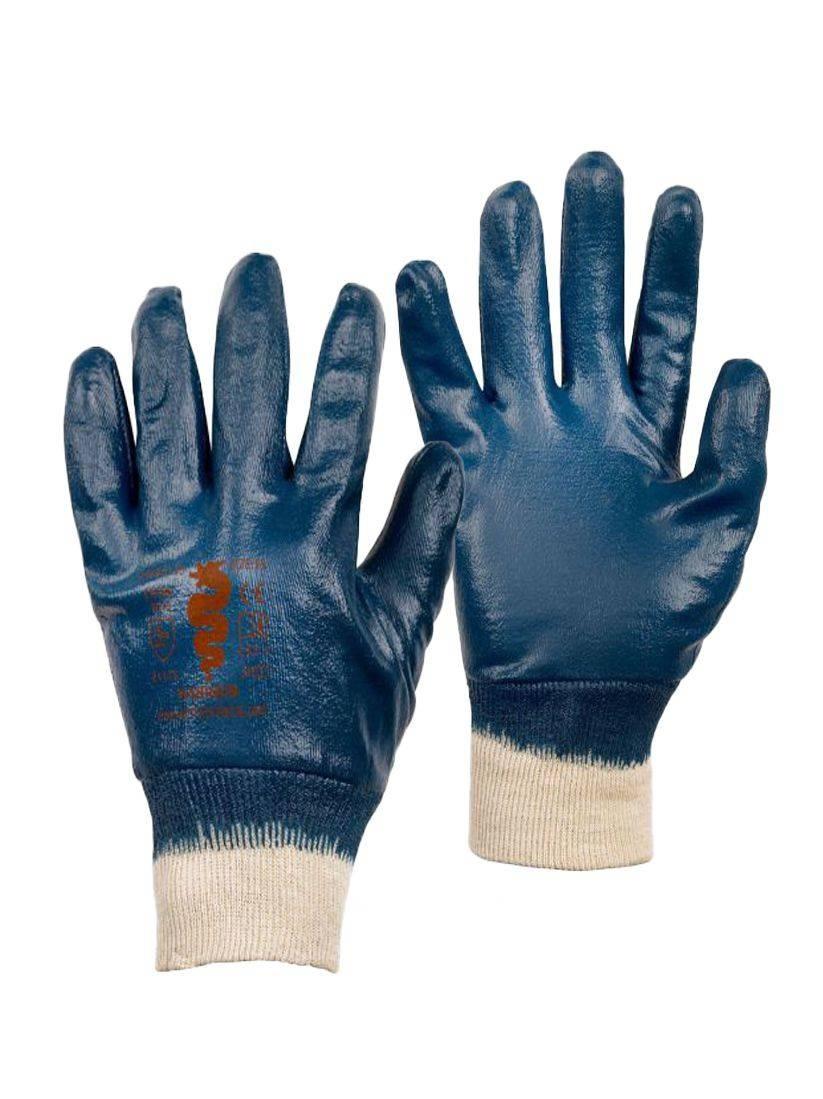 Warrior Blue L/W Nitrile Full Dip K/W Gloves