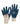 Warrior blue nitrile palm coated knit wrist work glove - 12 pairs #GL130