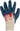 Warrior blue nitrile palm coated knit wrist work glove - 12 pairs #GL130