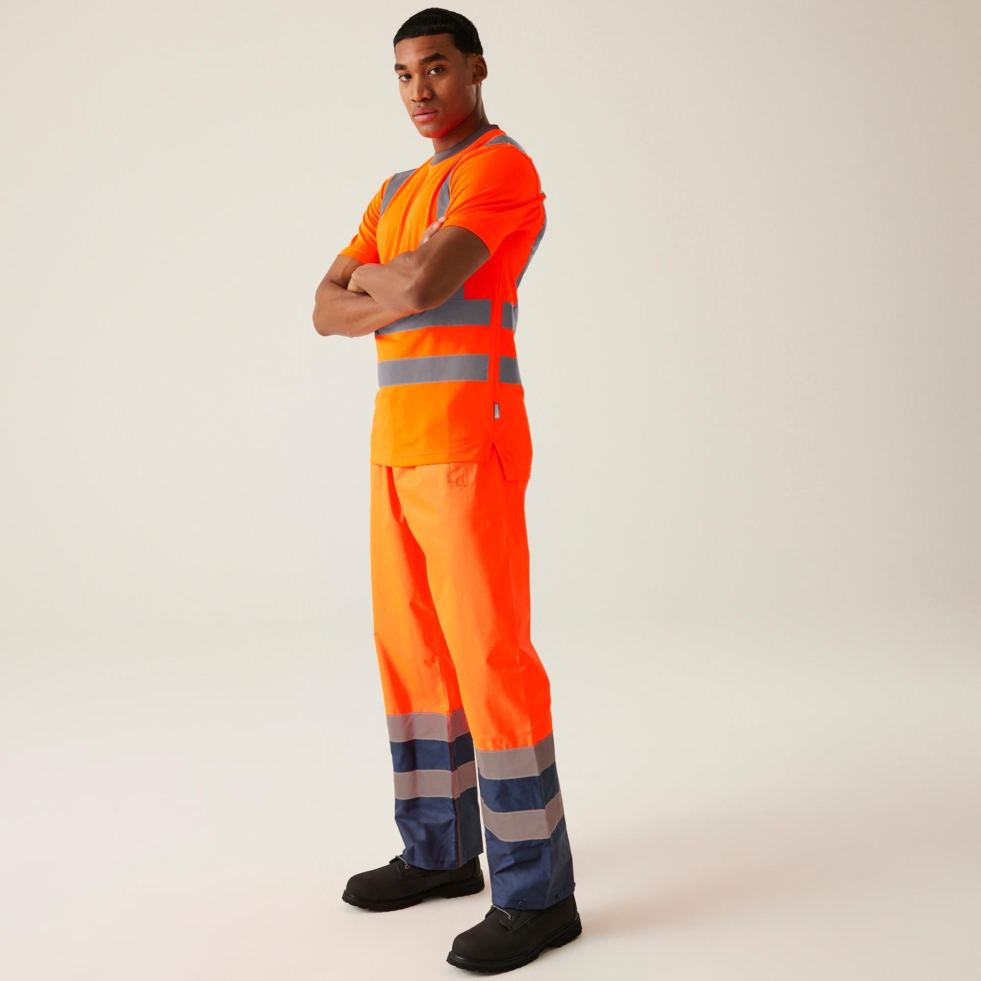 Regatta High Visibility Pro Contract orange work t-shirt #TRS270