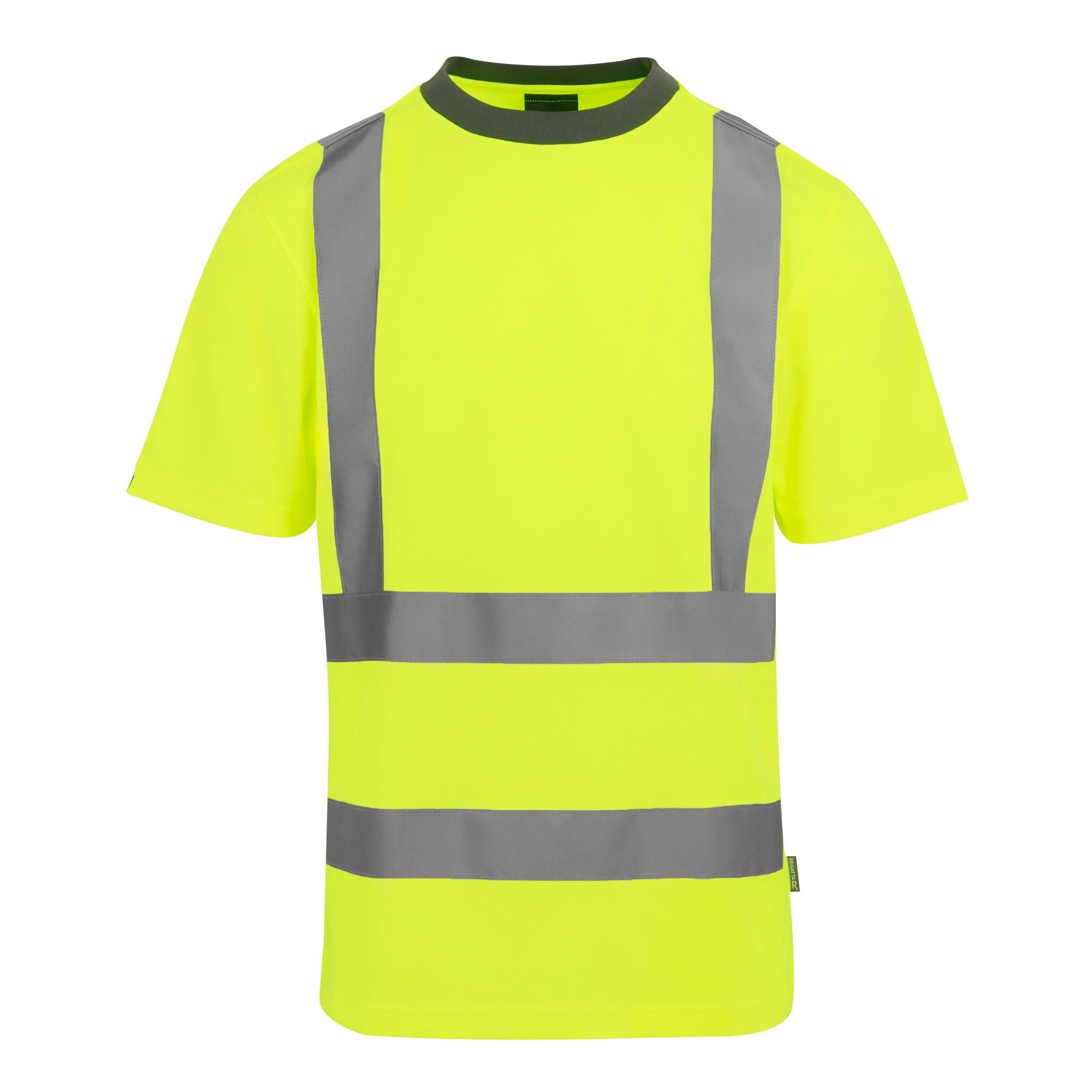 Regatta High Visibility Pro Contract yellow work t-shirt #TRS270