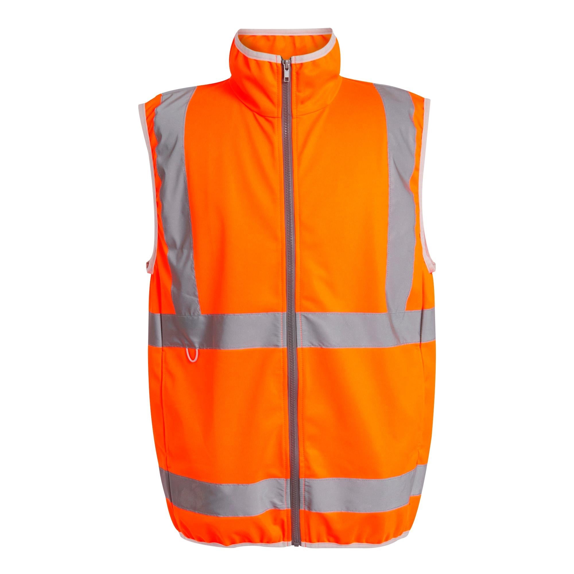 Regatta High Visibility Pro orange full zip work bodywarmer gilet #TRS257