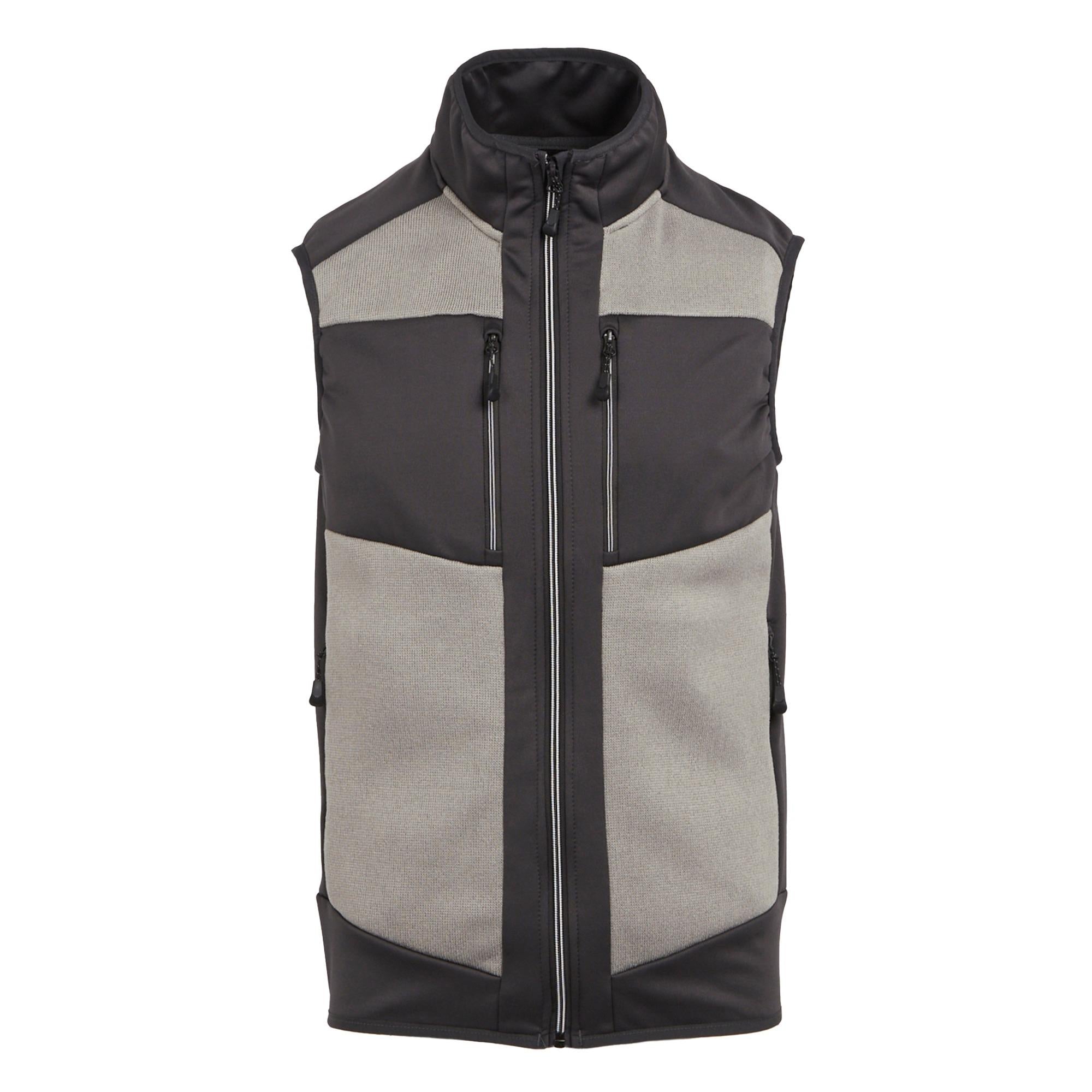 Regatta E-Volve Knit Effect grey/ash stretch work gilet bodywarmer #TRA914