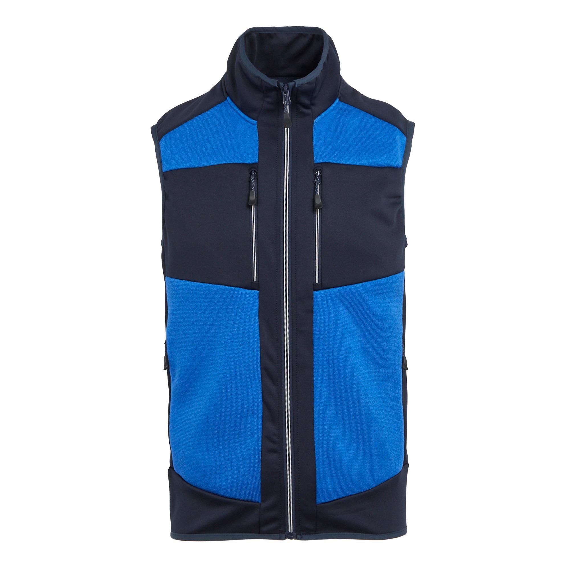 Regatta E-Volve Knit Effect blue/navy stretch work gilet bodywarmer #TRA914