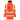 Leo Eastleigh Ecoviz orange high visibility rail work anorak coat jacket #A07