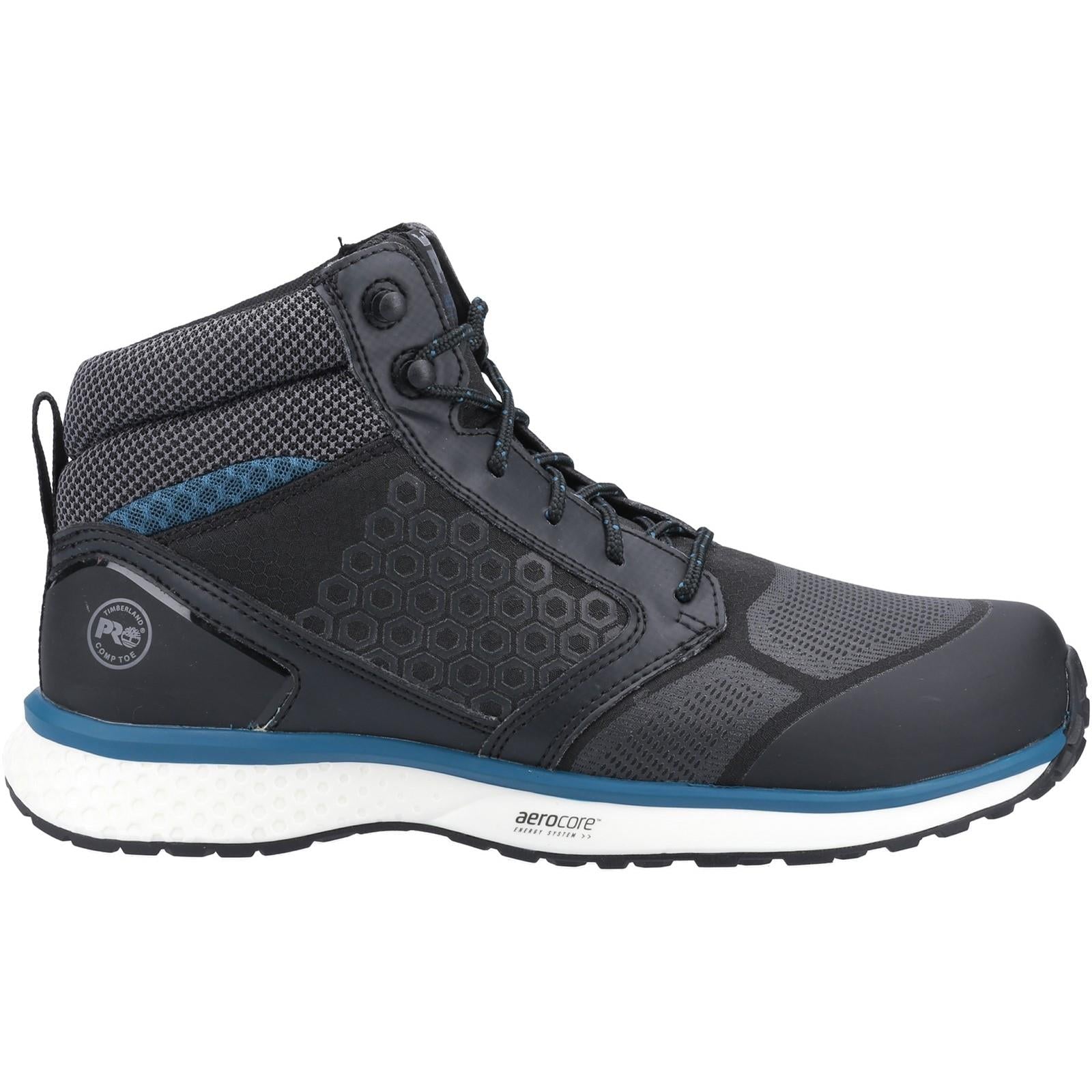 Timberland Reaxion Mid 2.0 S3 black/blue composite toe/midsole work safety boots