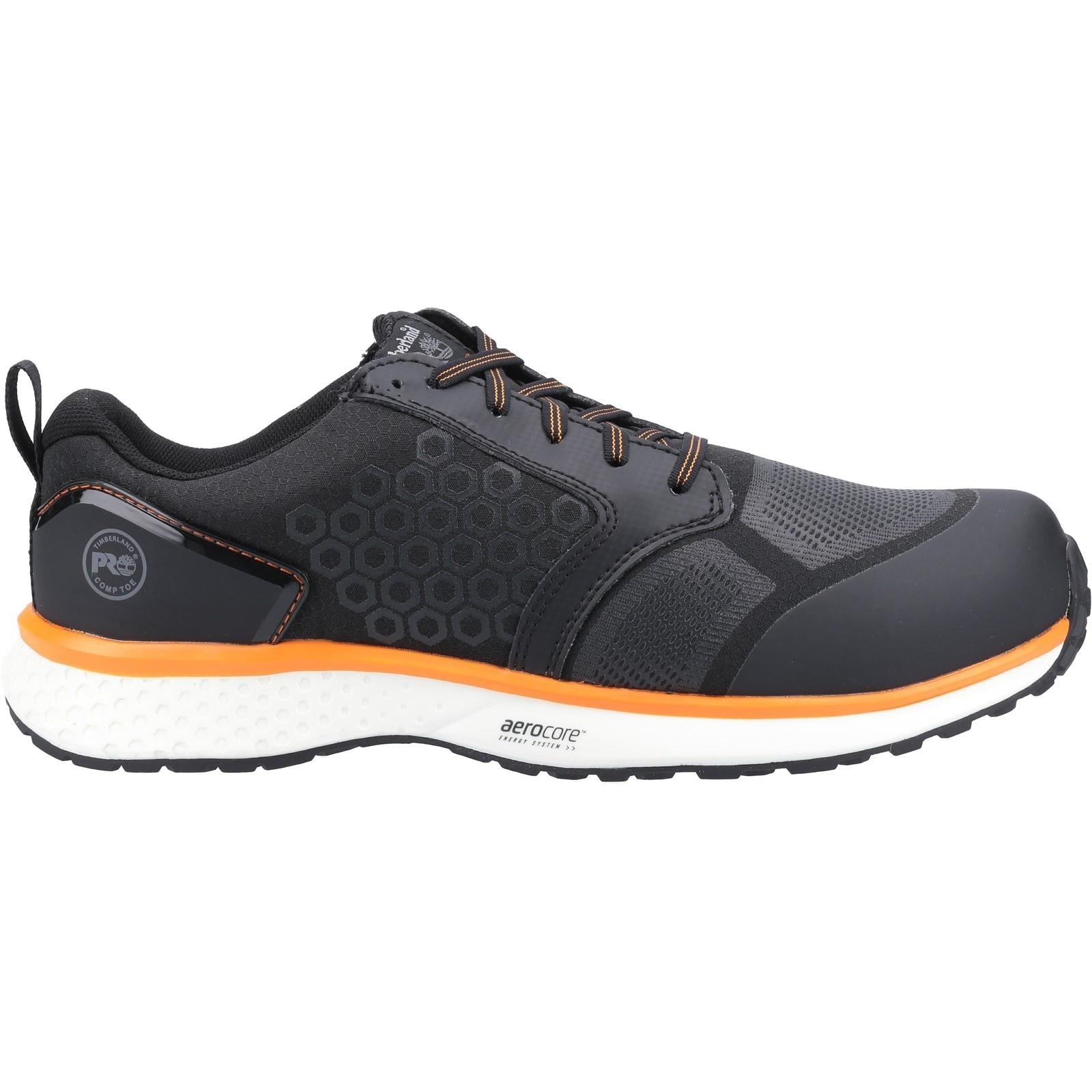 Timberland Pro Reaxion 2.0 S3 black/orange composite toe/midsole safety trainers